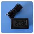Black Abs Built-in Temperature Indicator Display For Thermostat Control Panel